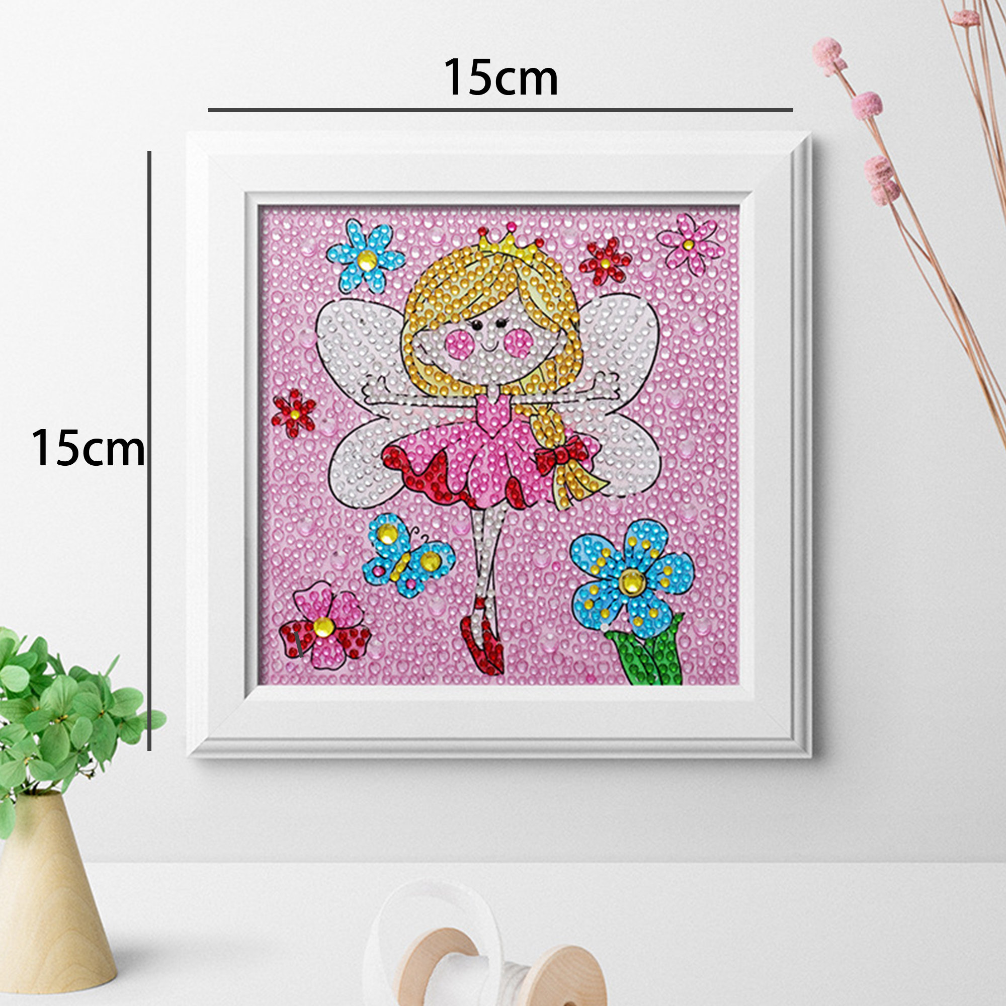 Pavemlo 5D DIY Diamond Painting Kits Vache Noire Tournesol, Diamant Peinture Point De Croix Broderie Animal, Strass Complet Image Arts Pour Peinture