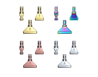 Puntas para bolígrafo de pintura de diamantes: Herramienta multitaladro de acero inoxidable (3 piezas)