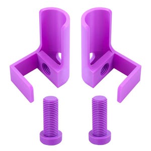 Lirunqiu Diamond Painting Canvas Holder Table Clamps, 5D Diamond Art Accessories, Adjustable Desk Clips, Gift for Diamond Painter Purple