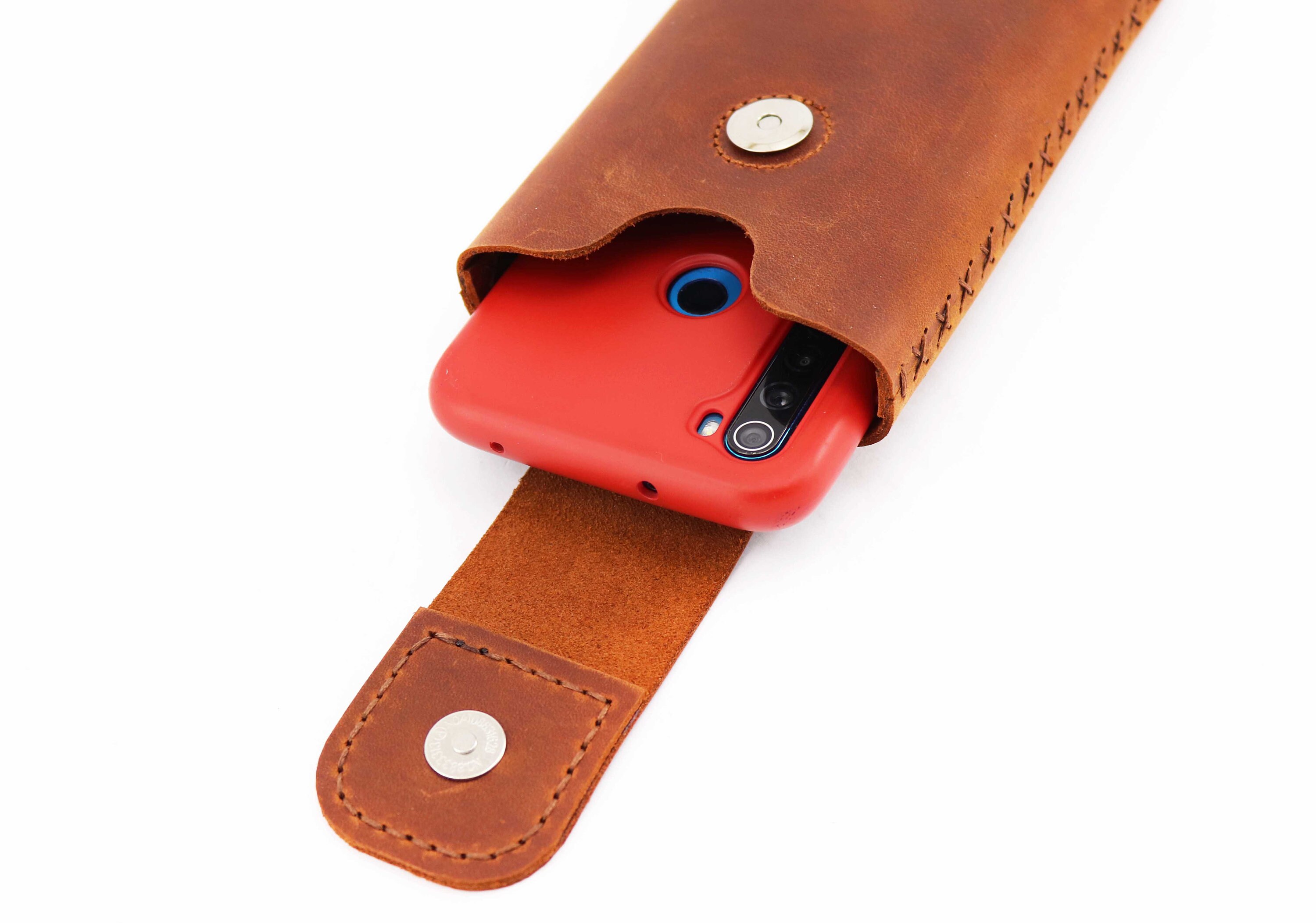 Handmade Leather Phone Case with Belt Loop/ Custom Samsung Etsy