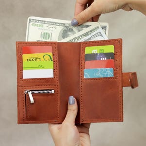 Geniune Leder Bifold Handgefertigte Geldbörse, Leder Tasche Karte Geldbörse, Kompakte Geldbörse, Lederne Geldbörse Für Ihn, Leder Einzigartige Karte Geldbörse