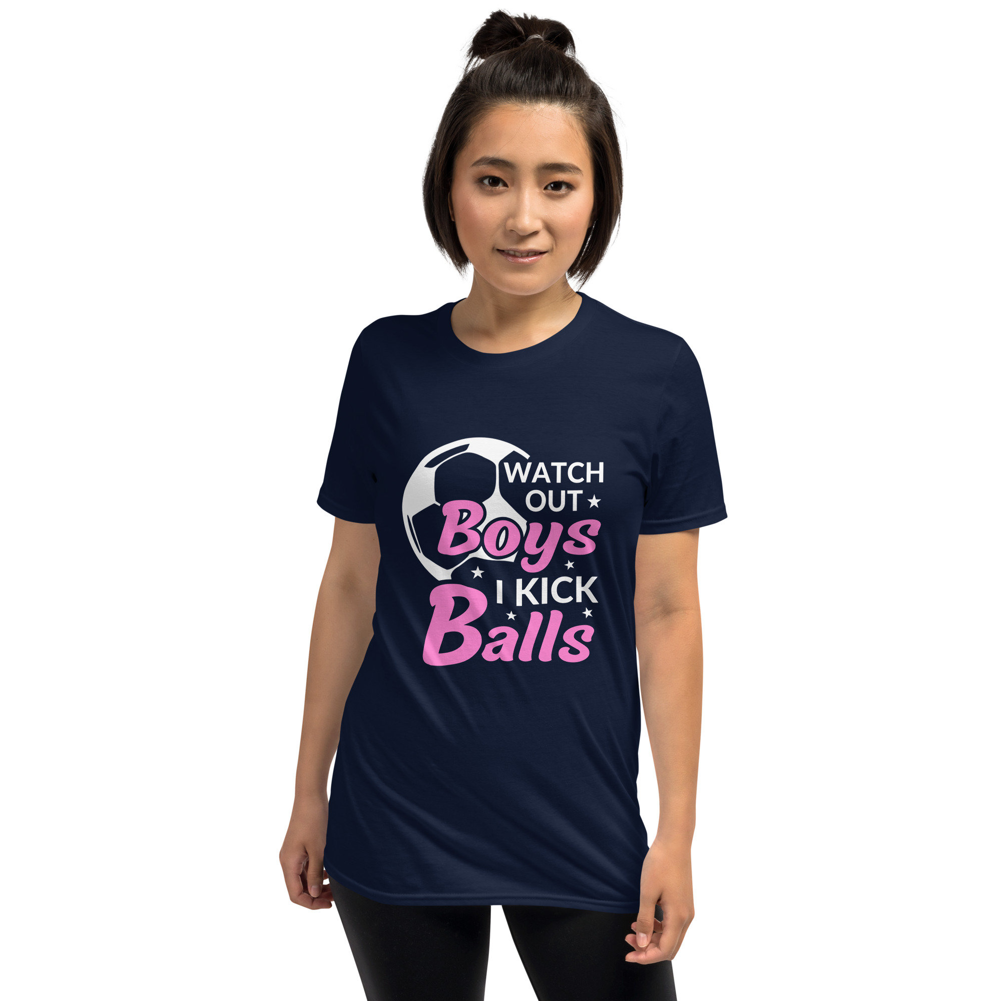 Watch Out Boys I Kick Balls Female Soccer Player Tshirt Football Girl Shirt  - Etsy