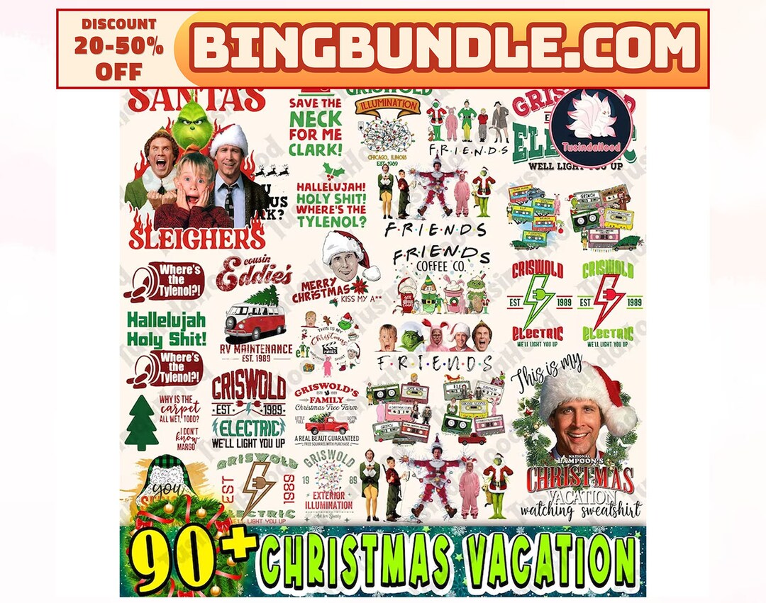 Mega Christmas Vacation PNG SVG Bundle Christmas Vacation Etsy Australia