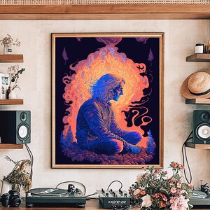 London Love Festival Poster 1960s Psychedelic Art Print for Sale by adrienne75