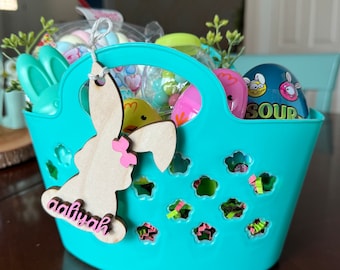 Unique Easter gift ideas, Easter Gift box, Easter basket, Easter goodie bags, Easter name tag, Personalized Easter basket, Easter