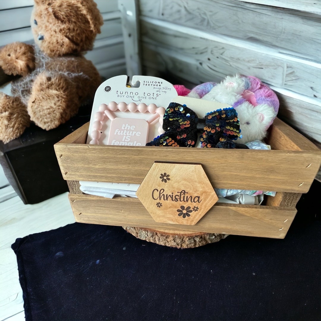 Personalized Toy Box Baby Shower Gift Set Baby Shower Gift Etsy