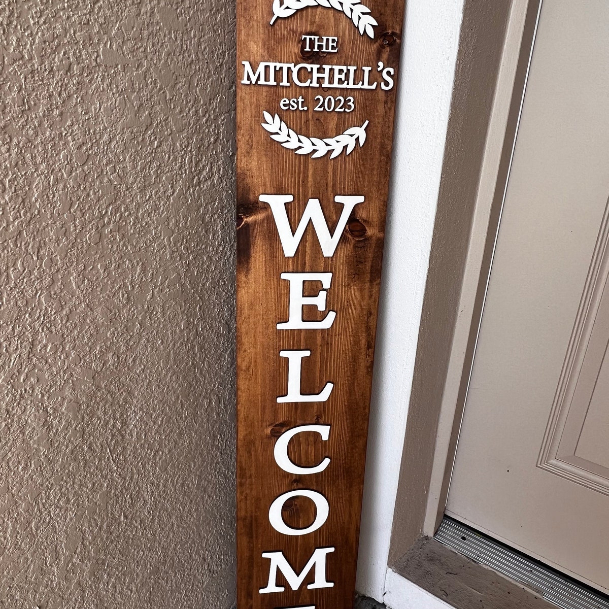 Welcome Sign, Porch Decor, Family Name Welcome Sign, Welcome Sign Front Door, Farmhouse Welcome Sign, Housewarming Gift, Home Gifts - Etsy