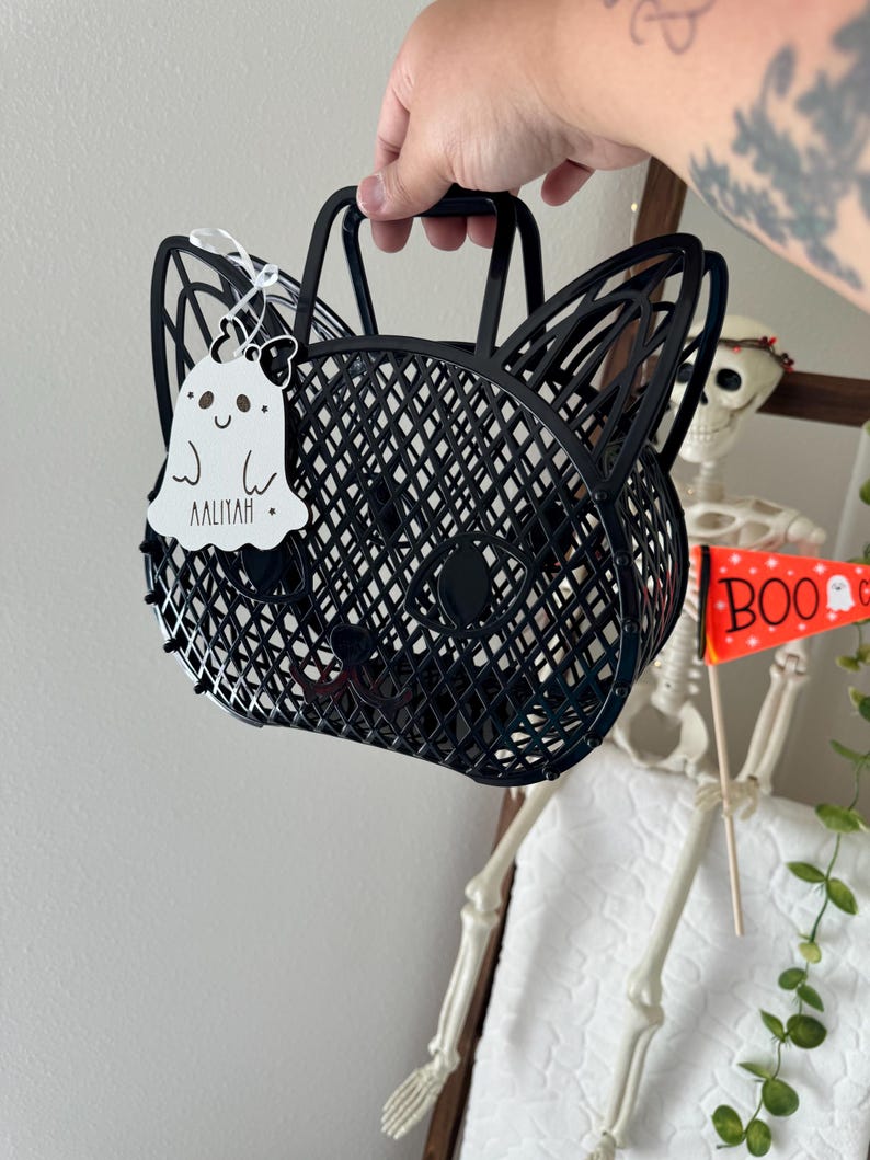 Halloween Basket Tag, Ghost Tags, Boo Basket Tag, Spooky Bag Tags