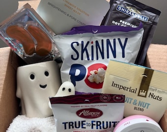Boo box, Spooky Boo Basket For Adult, College Care Package, Halloween gift box, Unique Halloween Gift, Fall Gift Basket, College Boo Box