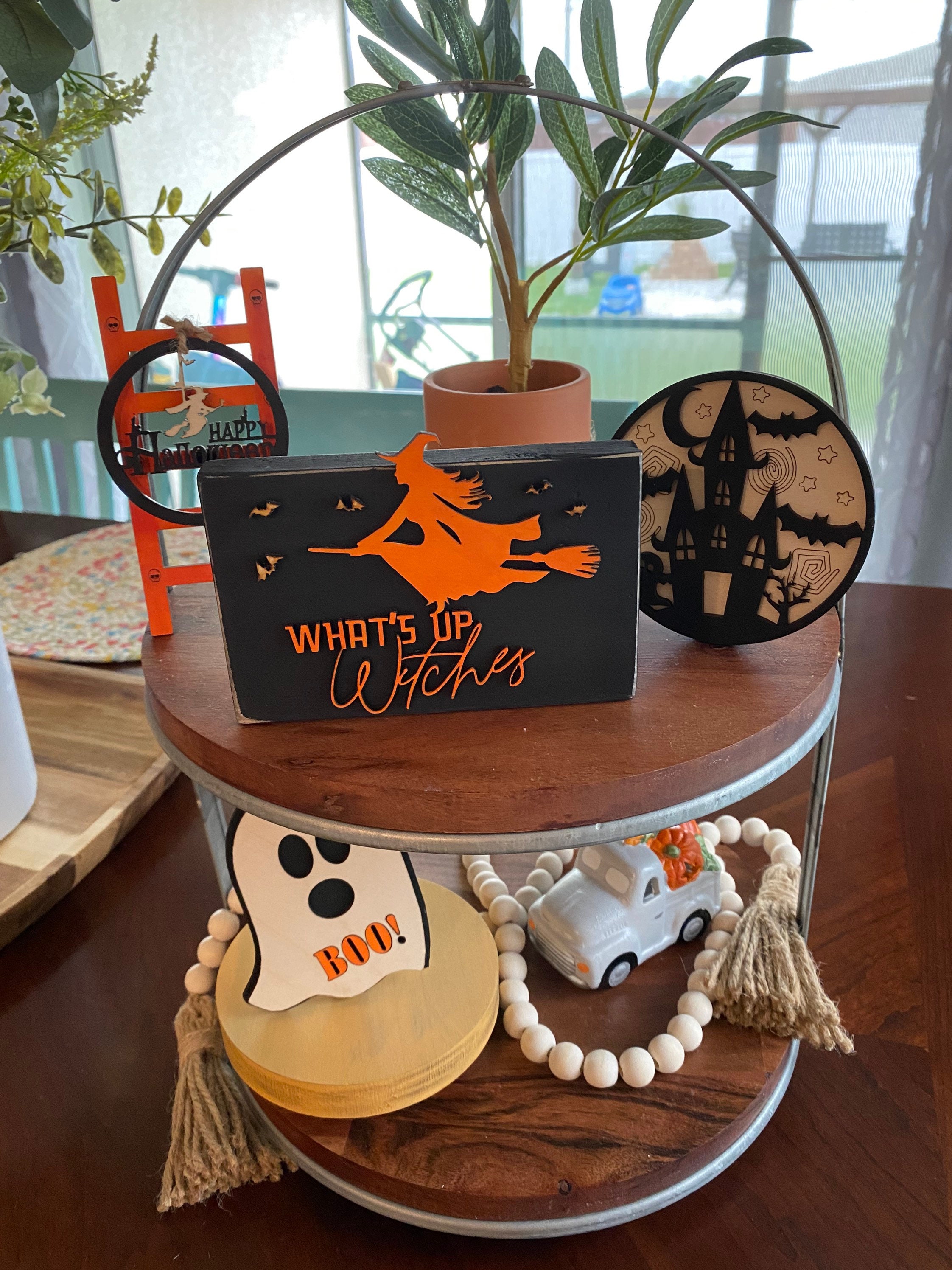 Halloween tiered tray tiered tray decor halloween decor Etsy