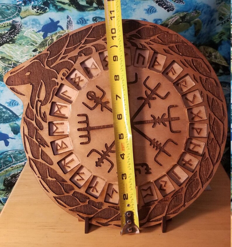 Wood Runes Rune Board Runes Casting Board Casting Board Etsy