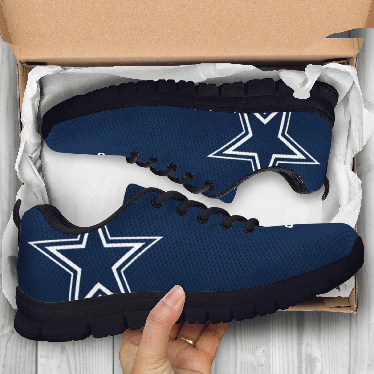 Dallas Cowboys themed custom shoes sneakers for fan adults Etsy