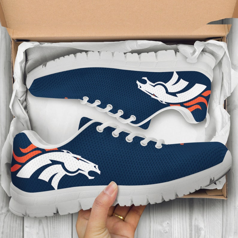 Denver Broncos Themed Custom Shoes Sneakers for Fan Adults Etsy