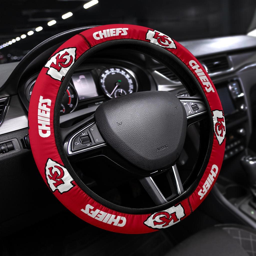 Kansas City Chiefs Themed Custom Steering Wheel Cover for a Etsy UK