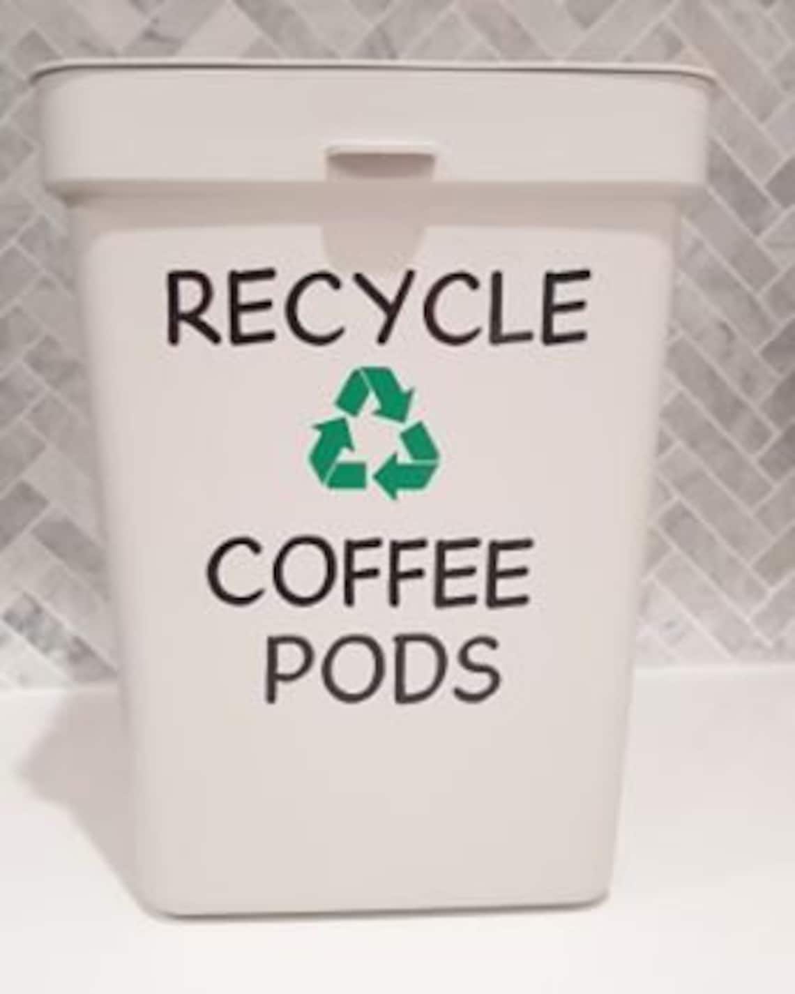 Label Recycle Bin Label Coffee Pod Recycle Recycle Recycle Etsy
