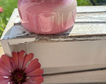 Strawberries & Cream Sugar Scrub, Foaming Body Scrub, Exfoliating Skincare, Moisturizing Self Care Gift