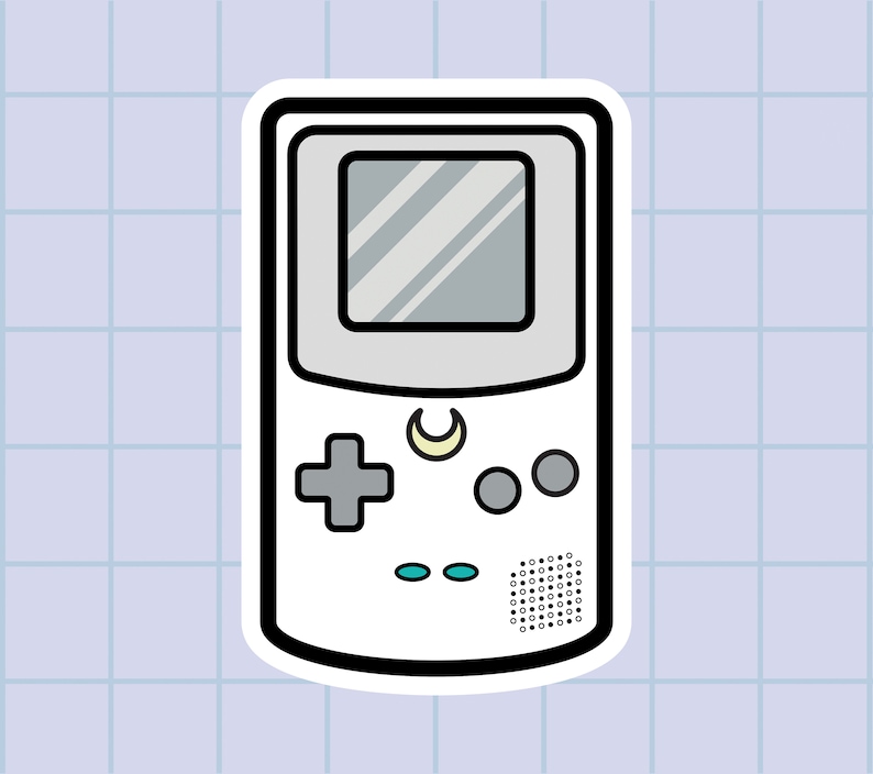 Gameboy Color Sticker Set Video Game Stickers Laptop Stickers Etsy