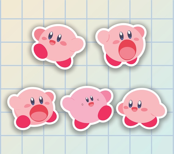 Kirby Sticker Stickers Videojuegos Pegatinas Portátil Etsy México
