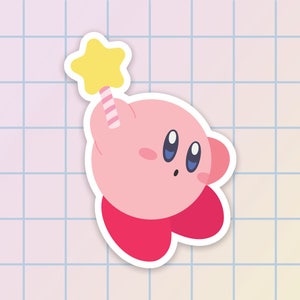 Kirby Sticker Video Game Stickers Laptop Stickers Aesthetic Stickers ...