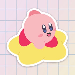 Kirby Sticker Video Game Stickers Laptop Stickers Aesthetic Stickers ...