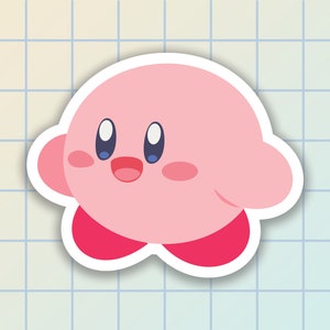 Kirby Sticker Video Game Stickers Laptop Stickers Aesthetic - Etsy