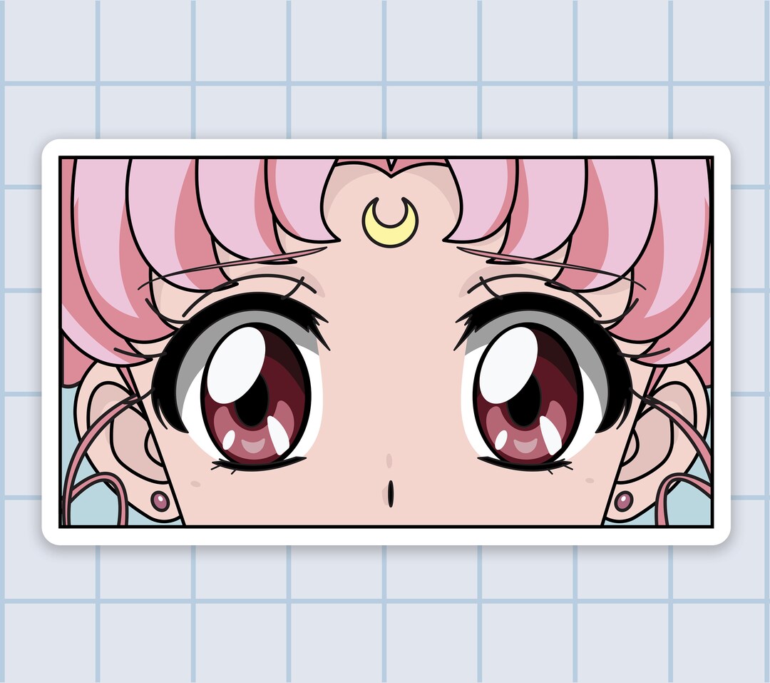 Chibi Moon Sticker Sailor Moon Sticker Laptop Stickers Etsy