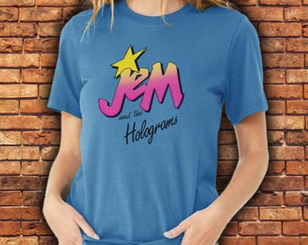Jem & The Holograms T-Shirt – 80s Cartoon Glam Rock Nostalgia!