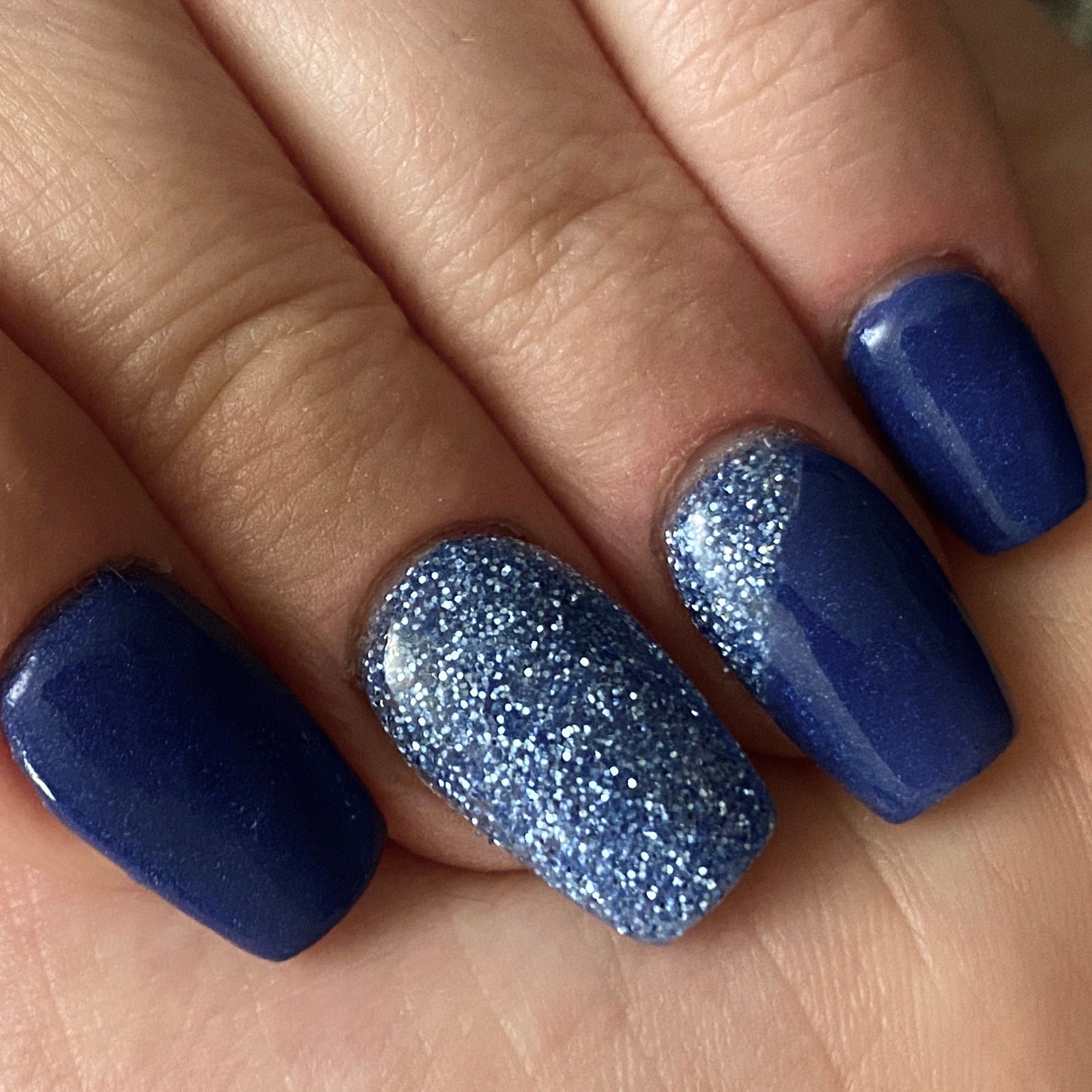 Chilled 36 Icy Blue Glitter Dip Powder Etsy