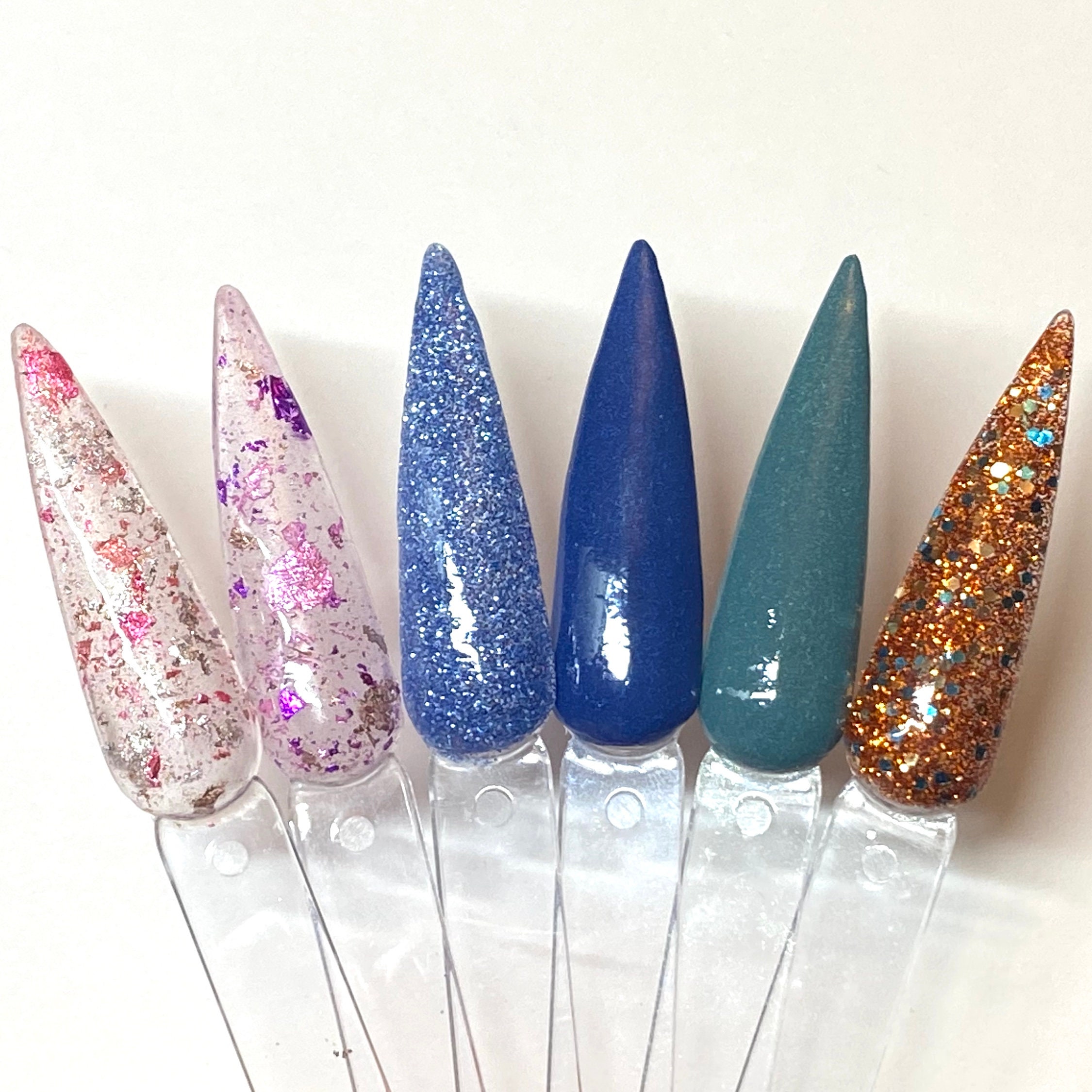 Chilled 36 Icy Blue Glitter Dip Powder Etsy