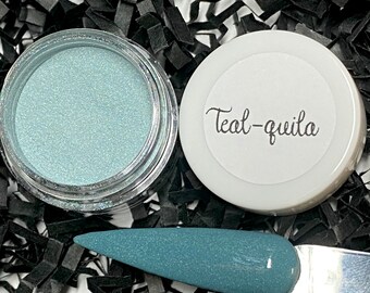 Teal-Quila (#23)- Dunkles Teal Dip Pulver