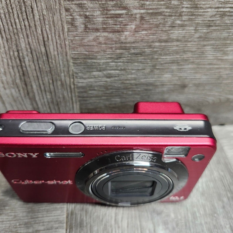 SONY Cyber-shot DSC-W170 10.1MP Digital Camera With 5x Optical Zoom Red ...