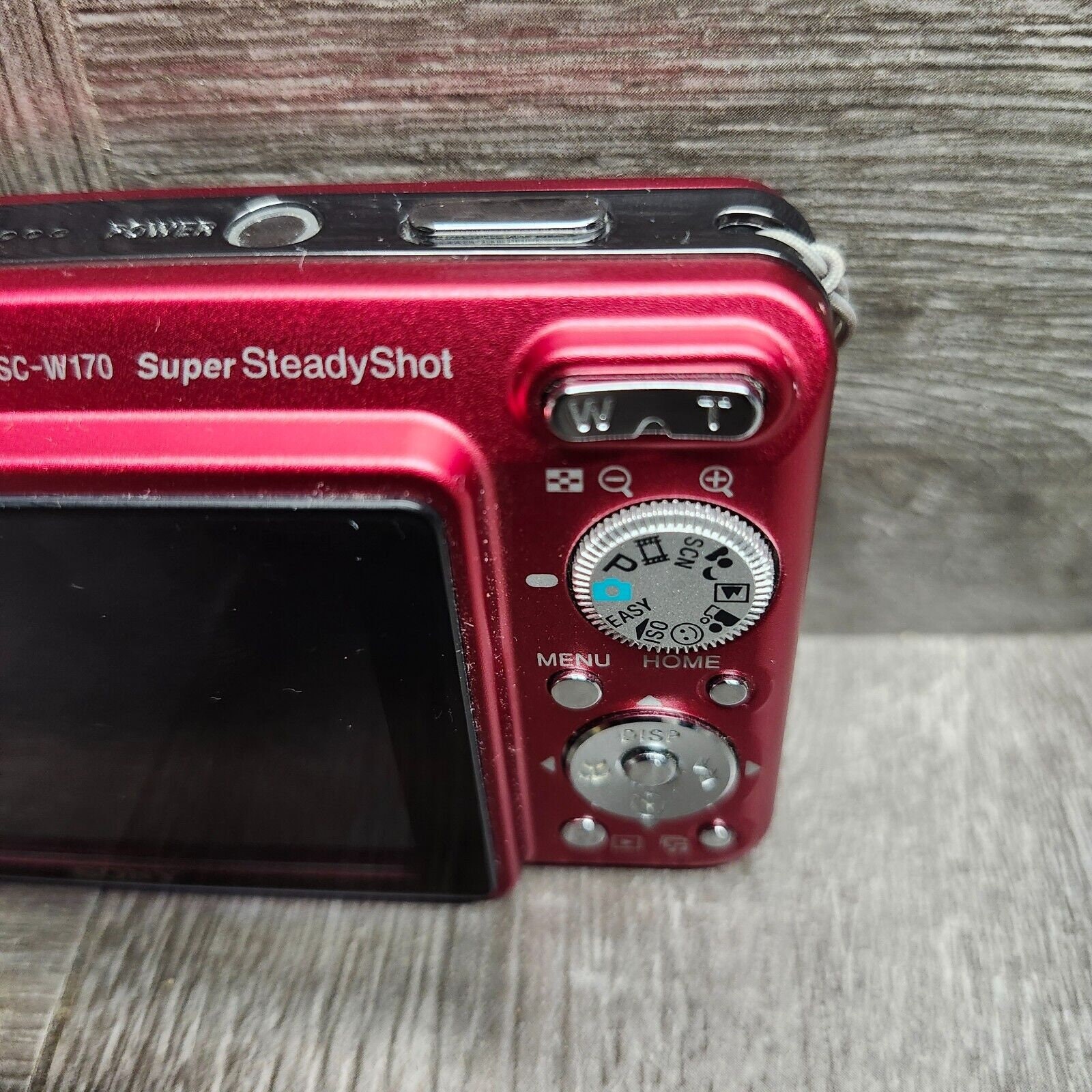 SONY Cyber-shot DSC-W170 10.1MP Digital Camera With 5x Optical Zoom Red ...