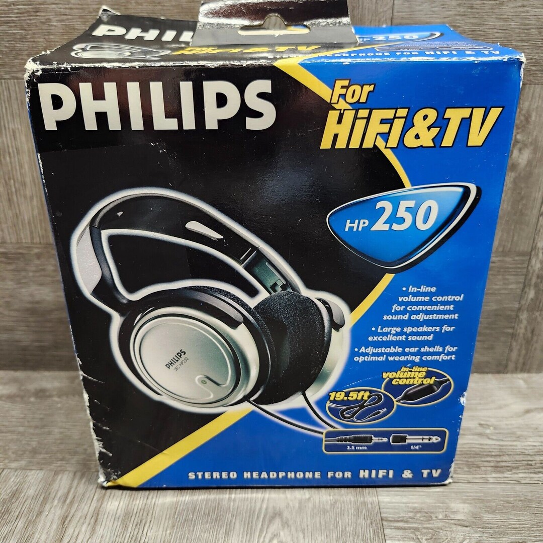 Philips SBC HP250 Headphones New Open Box Etsy