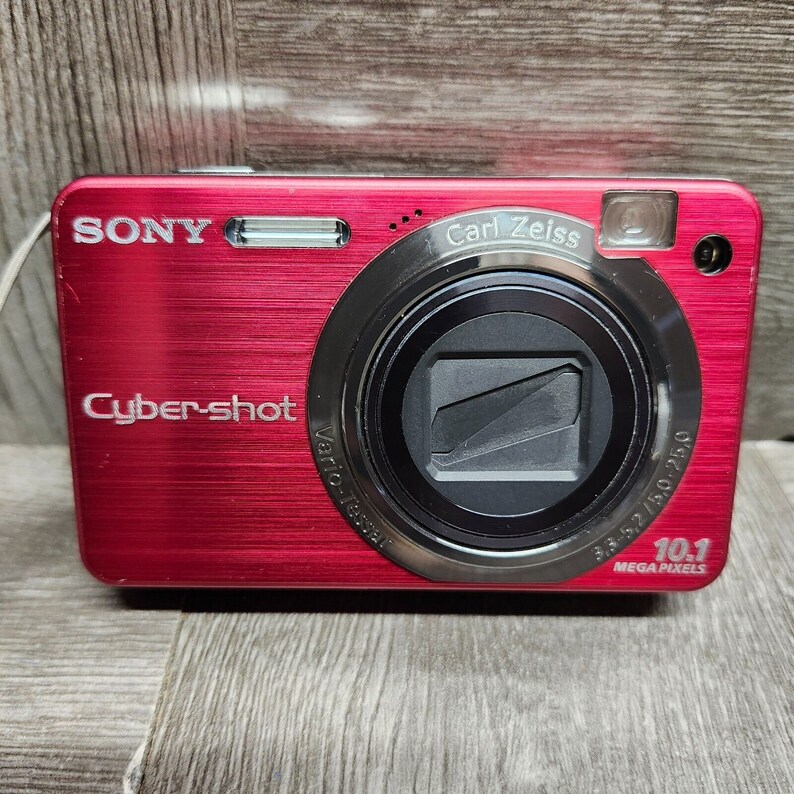 SONY Cyber-shot DSC-W170 10.1MP Digital Camera With 5x Optical Zoom Red ...