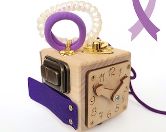 Cubo di attività per Alzheimer, regali per demenza, attività, assistenza agli anziani, giocattoli sensoriali, adulti, Parkinson, ansia, casa di cura per pazienti colpiti da ictus