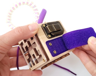 Busy Cube Senior Dementia Attività Assistenza Alzheimer Regali Giocattolo sensoriale per adulti Parkinson Ansia Casa di cura per pazienti con ictus Alzheimer