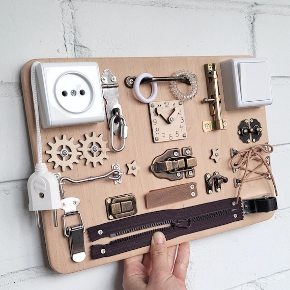 Busy Board Dementia Activities for Senior Gift Occupational Therapy Sensory Fidget Alzheimer Stroke rehab Nursing home