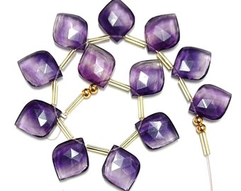 Awesome 12 Pc Natural 100% Faceted briolette Fluorite Gemstone beads Shape Fancy Leaf drilled Jewellery size 16X13 mm approx Z-569