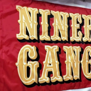 49er Flag San Francisco Niners Gang Flag 3x5 Feet Brand New Football NFL