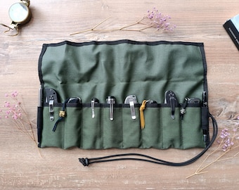 EDC Roll, EDC tool roll, edc,  knife roll, Cordura  tool roll, EDC organizer for travel, Hiking organizer, edc organizer, edc knife roll
