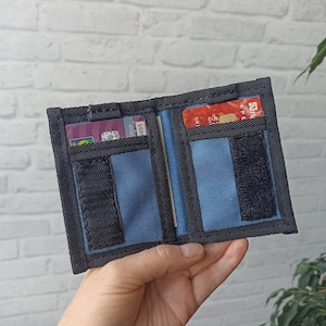 Cartera para hombre, minimalista, tarjetero, Cordura 1000D, billetera de bolsillo, regalo para marido, regalo para hermano, regalo de Navidad, billetera de bolsillo