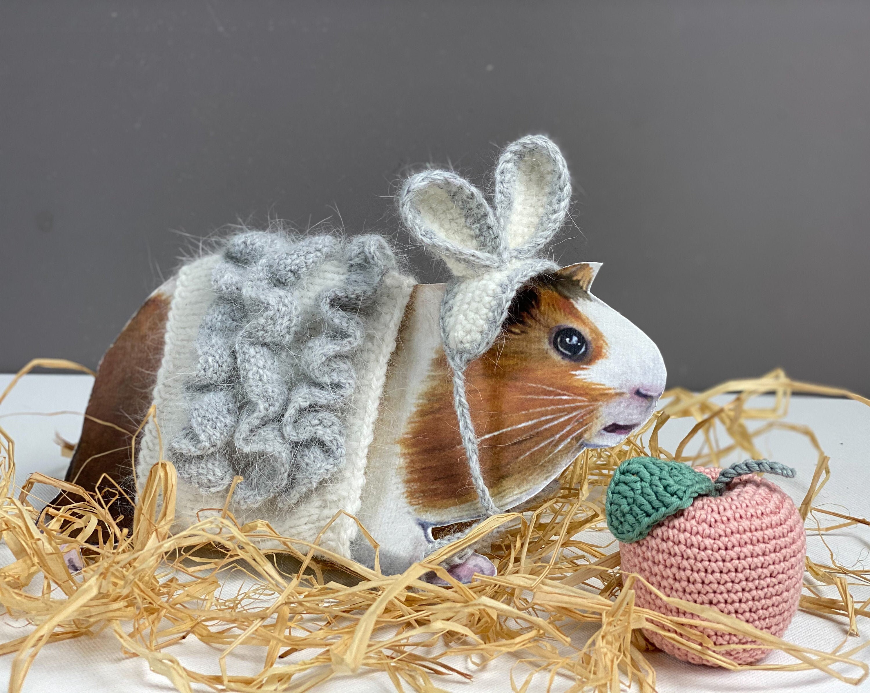 Vêtements de Cochon d'inde Ce Chapeau Pâques avec Des Oreilles Lapin Est Un Bon Cadeau Pour Votre An