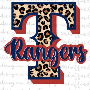 Texas Baseball Team red white and blue png 3 designs cow print glitter