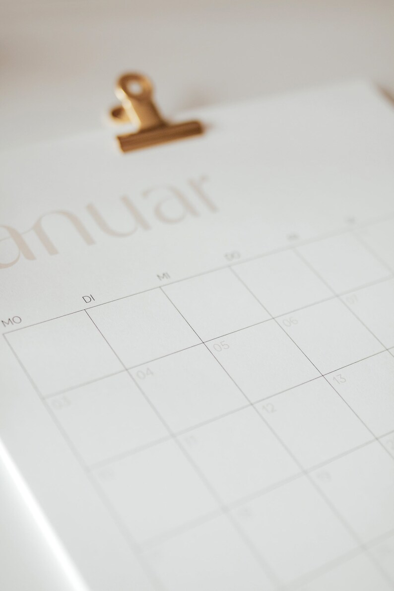 Wall Calendar Typo 2023 // Calendar With Sayings // Etsy