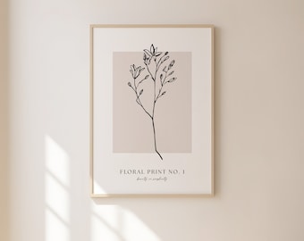 Print - Floral Print // Poster // Kunstdruck