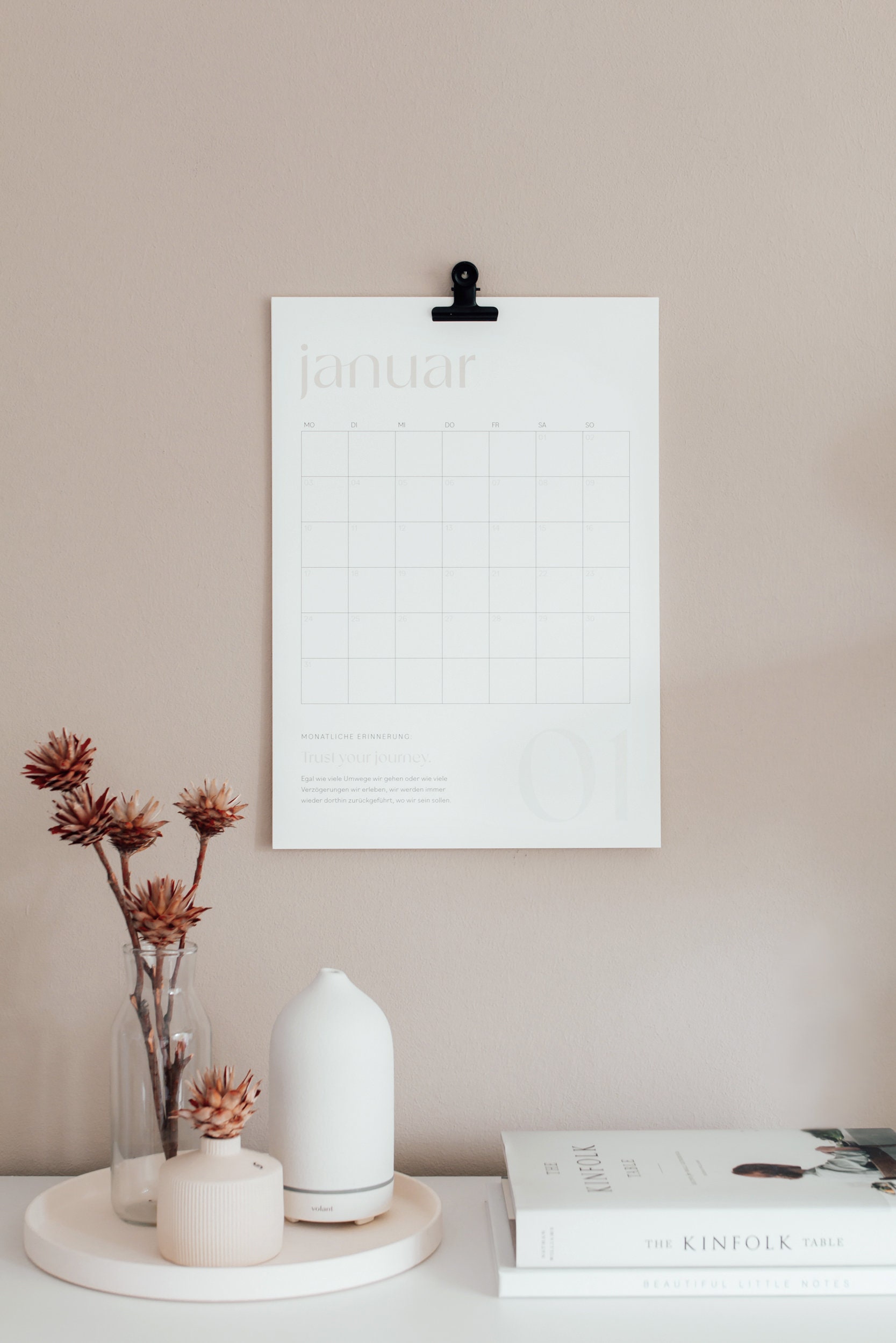 Wall Calendar Typo 2023 // Calendar With Sayings // Etsy UK