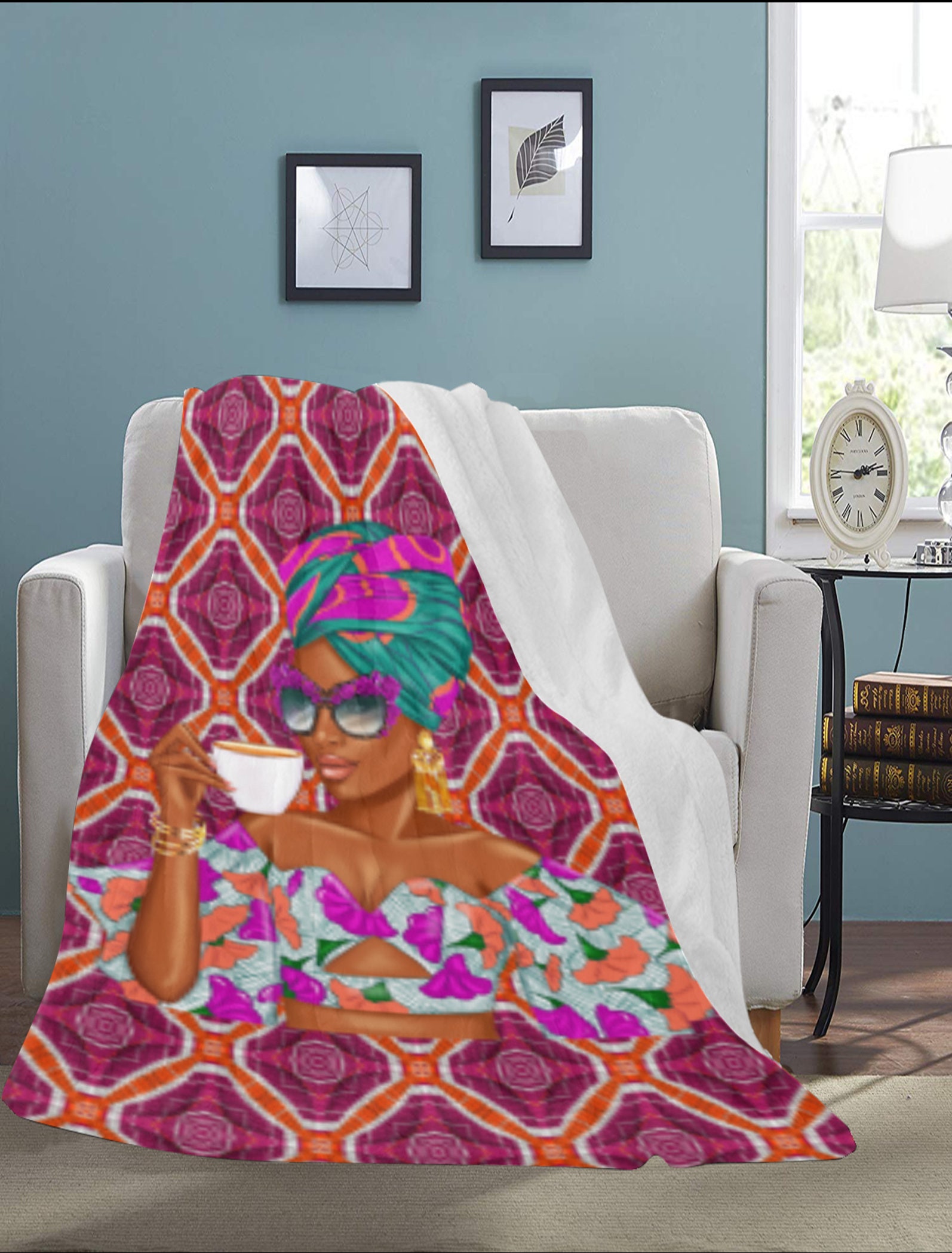 Custom Photo Plush Fleece Blanket Personalized Blanket With A Etsy