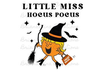 リトルミス ホーカス ポーカス PNG | ハロウィン PNG | 秋 PNG | リトルミス PNG | ハロウィン昇華デザイン
