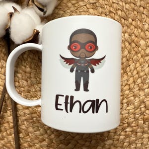Kids Mug/ Superhero Mug/ Kids Superhero Cup/ Plastic Mug/ Unbreakable Mug/ Valentines Day Gift for Kids/ Gift for Kids image 15