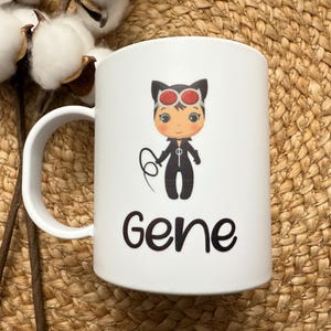 Kids Mug/ Superhero Mug/ Kids Superhero Cup/ Plastic Mug/ Unbreakable Mug/ Valentines Day Gift for Kids/ Gift for Kids image 17